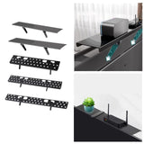 Maxbell TV Top Shelf Adjustable Screen Mount Organizer for Cable Box Remote 10x45CM