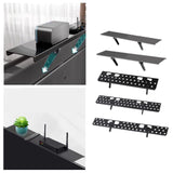 Maxbell TV Top Shelf Adjustable Screen Mount Organizer for Cable Box Remote 10x45CM