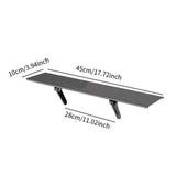 Maxbell TV Top Shelf Adjustable Screen Mount Organizer for Cable Box Remote 10x45CM