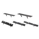 Maxbell TV Top Shelf Adjustable Screen Mount Organizer for Cable Box Remote 10x45CM