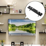 Maxbell TV Top Shelf Adjustable Screen Mount Organizer for Cable Box Remote 10x45CM with hole