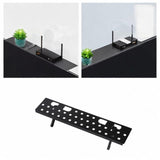 Maxbell TV Top Shelf Adjustable Screen Mount Organizer for Cable Box Remote 10x45CM with hole