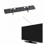 Maxbell TV Top Shelf Adjustable Screen Mount Organizer for Cable Box Remote 10x60CM with hole