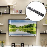 Maxbell TV Top Shelf Adjustable Screen Mount Organizer for Cable Box Remote 10x60CM with hole
