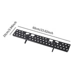 Maxbell TV Top Shelf Adjustable Screen Mount Organizer for Cable Box Remote 10x60CM with hole