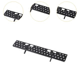 Maxbell TV Top Shelf Adjustable Screen Mount Organizer for Cable Box Remote 10x60CM with hole