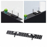 Maxbell TV Top Shelf Adjustable Screen Mount Organizer for Cable Box Remote 7x60CM with hole