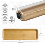 Maxbell Charcuterie Board Gifts for Housewarming Locking Lid for Bread Cheese Picnic