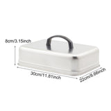 Maxbell Basting Cover BBQ Accessories Metal Grill Lid for Steaks Sandwiches Barbecue Length 30 cm