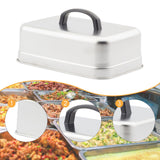 Maxbell Basting Cover BBQ Accessories Metal Grill Lid for Steaks Sandwiches Barbecue Length 25 cm
