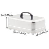 Maxbell Basting Cover BBQ Accessories Metal Grill Lid for Steaks Sandwiches Barbecue Length 25 cm