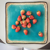 Maxbell Dinner Plate Multipurpose Easy to Clean Serving Tray for Steak Salad Dessert