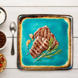 Maxbell Dinner Plate Multipurpose Easy to Clean Serving Tray for Steak Salad Dessert