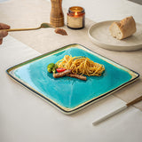 Maxbell Dinner Plate Multipurpose Easy to Clean Serving Tray for Steak Salad Dessert