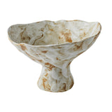 Maxbell Ceramic Footed Plate Breads Countertop Home Decor Fruit Bowl Holder Pedestal