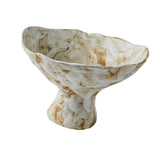 Maxbell Ceramic Footed Plate Breads Countertop Home Decor Fruit Bowl Holder Pedestal
