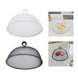 Maxbell Metal Mesh Food Cover Reusable Dome Screen Plates Cover for Table Home Party White