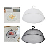 Maxbell Metal Mesh Food Cover Reusable Dome Screen Plates Cover for Table Home Party White