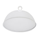 Maxbell Metal Mesh Food Cover Reusable Dome Screen Plates Cover for Table Home Party White