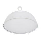 Maxbell Metal Mesh Food Cover Reusable Dome Screen Plates Cover for Table Home Party White