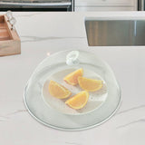 Maxbell Metal Mesh Food Cover Reusable Dome Screen Plates Cover for Table Home Party White
