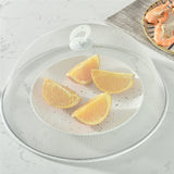Maxbell Metal Mesh Food Cover Reusable Dome Screen Plates Cover for Table Home Party White