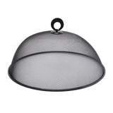 Maxbell Metal Mesh Food Cover Reusable Dome Screen Plates Cover for Table Home Party Black