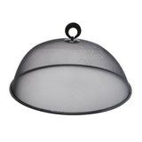 Maxbell Metal Mesh Food Cover Reusable Dome Screen Plates Cover for Table Home Party Black
