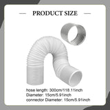 Maxbell Air Conditioner Hose Accessories Ducting Air Conditioning Parts AC Tube Hose 300cm