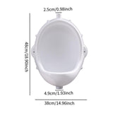 Maxbell Wall Mount Boys Potty Urinals Easy Installation Simple Kids Waterless Urinal With 61cm Tube