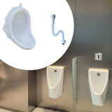 Maxbell Wall Mount Boys Potty Urinals Easy Installation Simple Kids Waterless Urinal With 61cm Tube