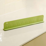 Maxbell Silicone Sink Splash Guard Premium Silicone Water Baffle for Bathroom Island Green