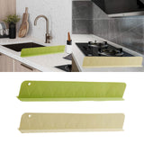 Maxbell Silicone Sink Splash Guard Premium Silicone Water Baffle for Bathroom Island Green