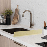 Maxbell Silicone Sink Splash Guard Premium Silicone Water Baffle for Bathroom Island Beige