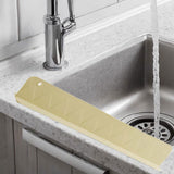 Maxbell Silicone Sink Splash Guard Premium Silicone Water Baffle for Bathroom Island Beige