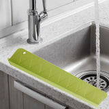 Maxbell Sink Splash Guard Accessory Water Barrier Strip for Kitchen Household Island Green