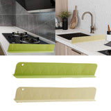 Maxbell Sink Splash Guard Accessory Water Barrier Strip for Kitchen Household Island Green