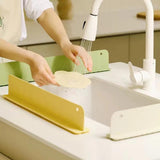 Maxbell Sink Splash Guard Accessory Water Barrier Strip for Kitchen Household Island Beige