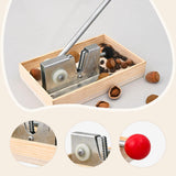 Maxbell Walnut Cracker Tool for Easy Shelling Multipurpose 17.8x11.6x3cm Wooden Base