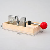 Maxbell Walnut Cracker Tool for Easy Shelling Multipurpose 17.8x11.6x3cm Wooden Base