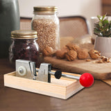 Maxbell Walnut Cracker Tool for Easy Shelling Multipurpose 17.8x11.6x3cm Wooden Base