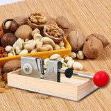 Maxbell Walnut Cracker Tool for Easy Shelling Multipurpose 17.8x11.6x3cm Wooden Base