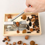 Maxbell Walnut Cracker Tool for Easy Shelling Multipurpose 17.8x11.6x3cm Wooden Base