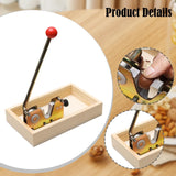 Maxbell Macadamia Opener Multi Functional Comfort Handle Rustproof Manual Nutcracker