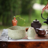 Maxbell Matcha Bowl with Whisk Holder Gift with Spout for Kitchen Tea Lovers Friends Tea Color