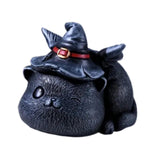 Maxbell Resin Cat Tea Pet Collecting Artwork Cat Statue for Cabinet Bookcase Bedroom B