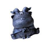 Maxbell Resin Cat Tea Pet Collecting Artwork Cat Statue for Cabinet Bookcase Bedroom D