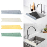 Maxbell Sink Splash Guard Accessory Reusable Premium Water Baffle for Kitchen Island Blue Gray