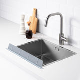 Maxbell Sink Splash Guard Accessory Reusable Premium Water Baffle for Kitchen Island Blue Gray
