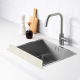 Maxbell Sink Splash Guard Accessory Reusable Premium Water Baffle for Kitchen Island White
